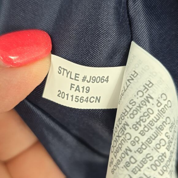 J. Crew Zip Up Plush Fleece Coat Black Faux Fur Teddy Jacket Women's Size S - Picture 11 of 11